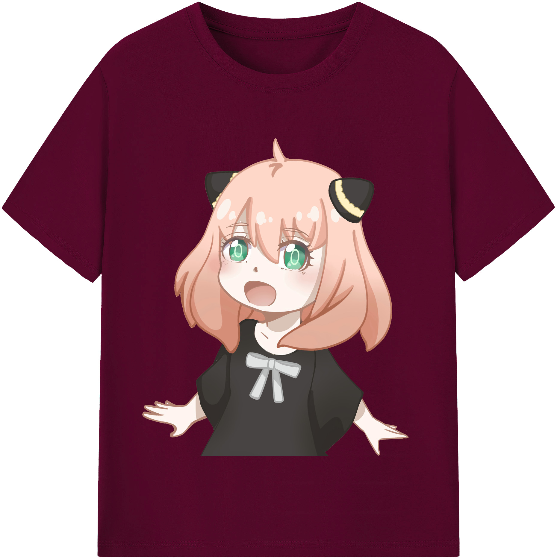 （画像用） SPY×FAMILY间谍家家酒 レディースカジュアルプリントTシャツ（綿100％）